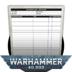 Printable WH40k Army Roster