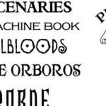 Warmachine/Hordes Font Pack