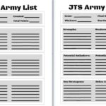 JTS WH40k Printable Army List Template